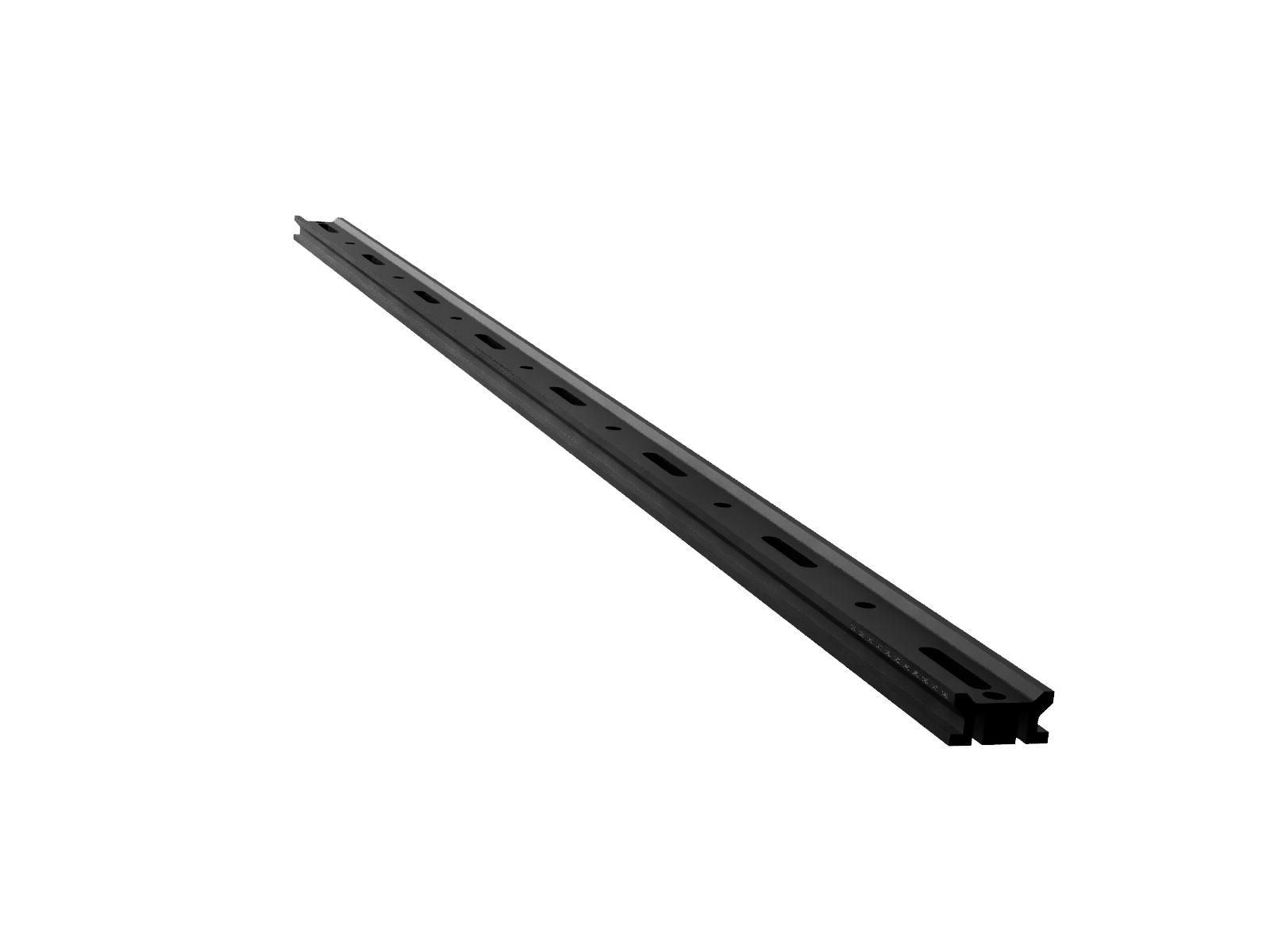 1500mm-długa szyna optyczna z milimetrową skalą, szerokość 50mm, długość slotu M6 x 25mm