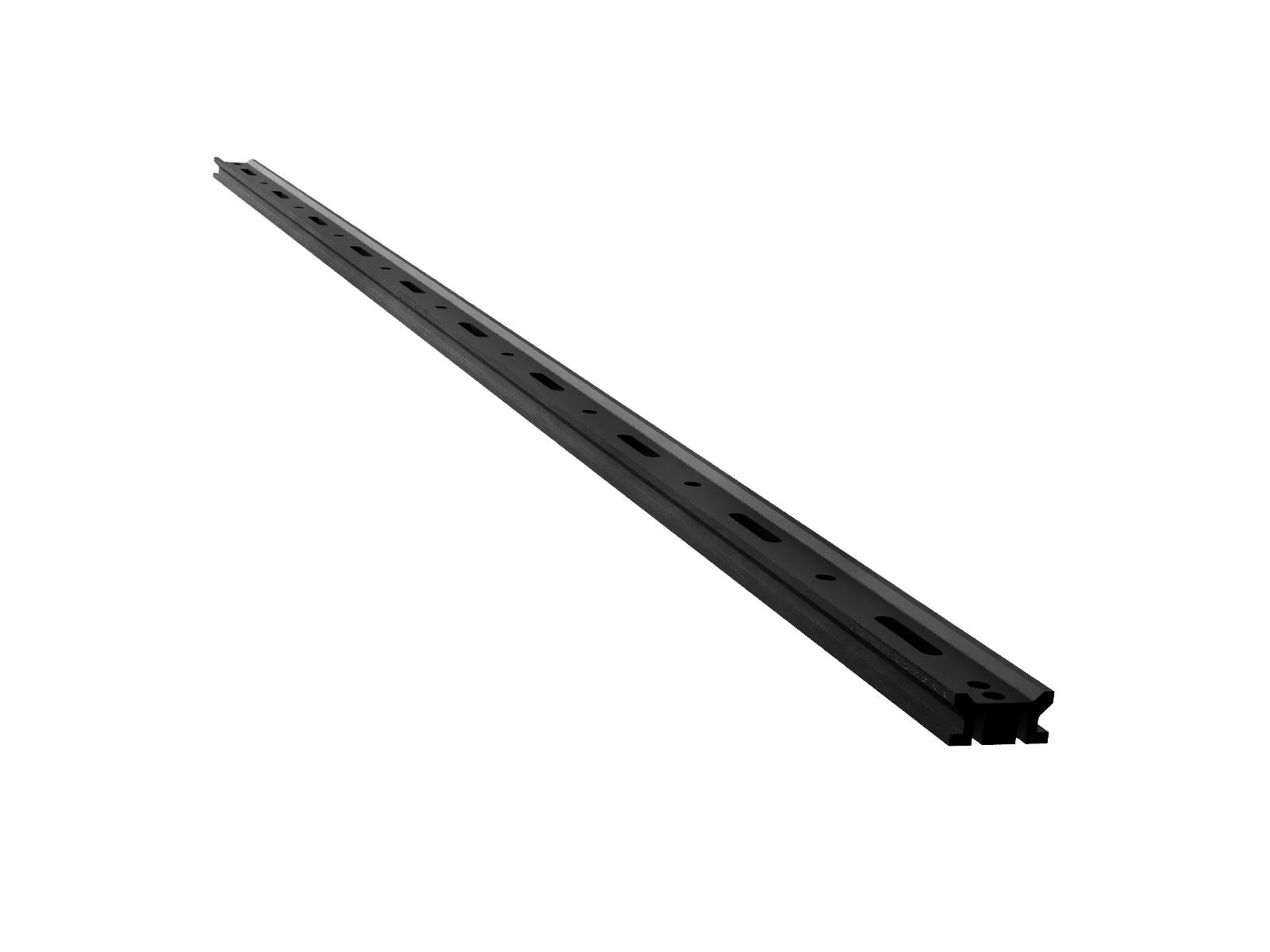 2000mm-długa szyna optyczna z milimetrową skalą, szerokość 50mm, długość slotu M6 x 25mm