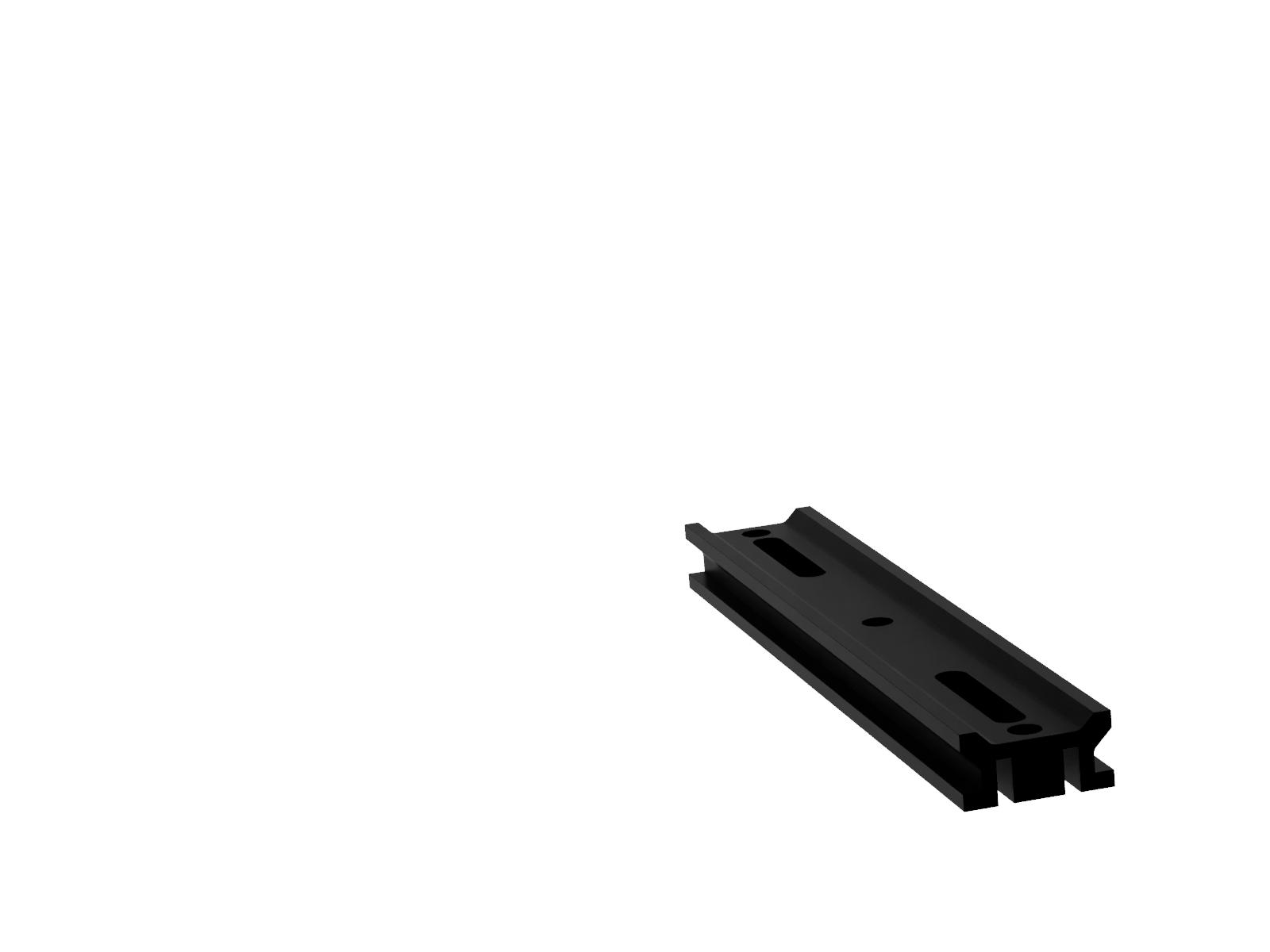 Średnia metryczna niskoprofilowa szyna optyczna 300mm