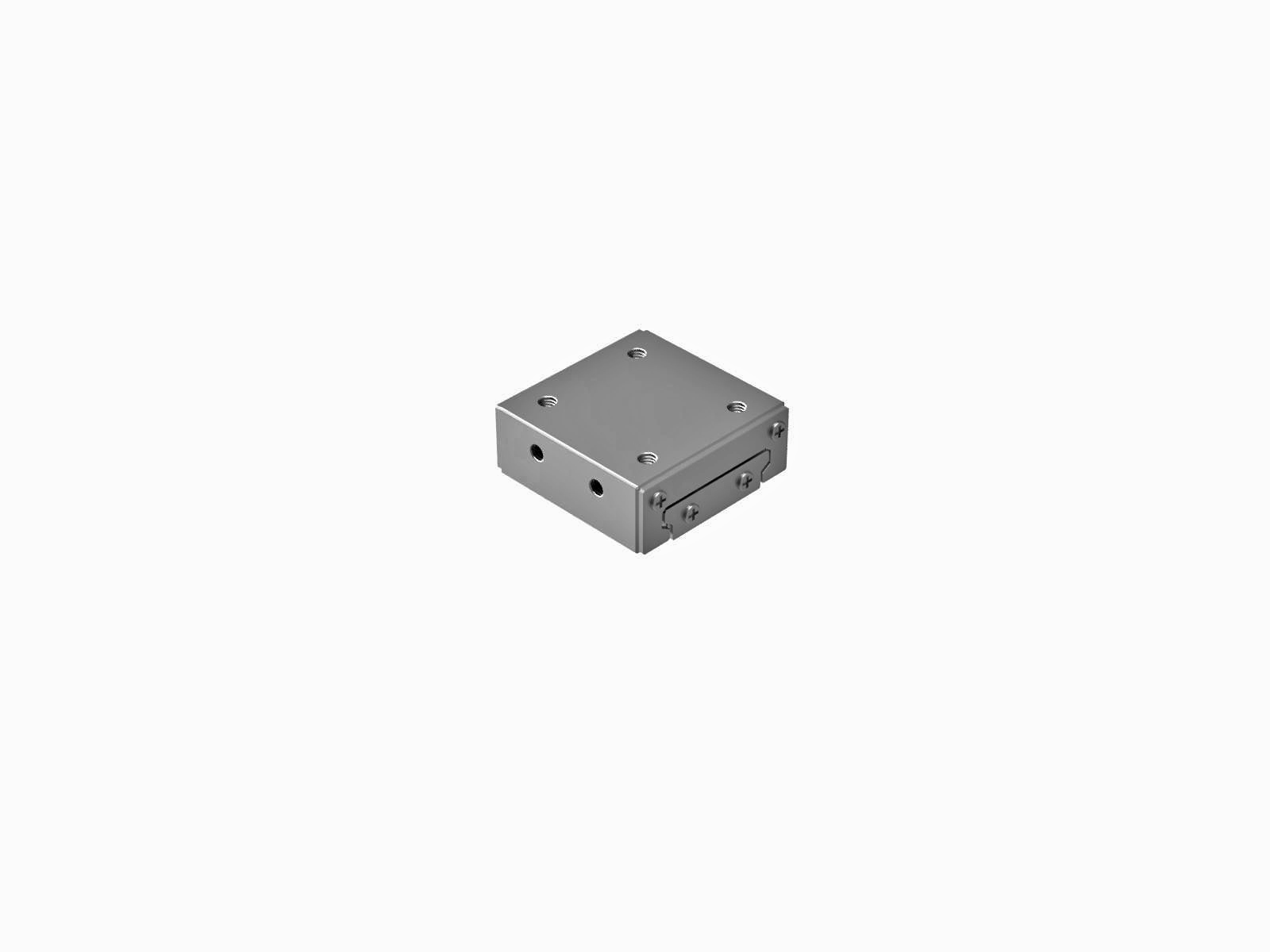 Łożysko EXC 30X30mm, ze stali nierdzewnej, suwak w osi X, (swobodne przesuwanie), +/-7mm, gwinty M3