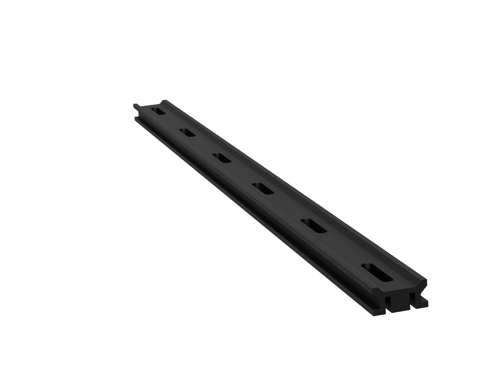 1000mm-długa szyna optyczna z milimetrową skalą, szerokość 50mm, długość slotu 1/4-20 x 1in.