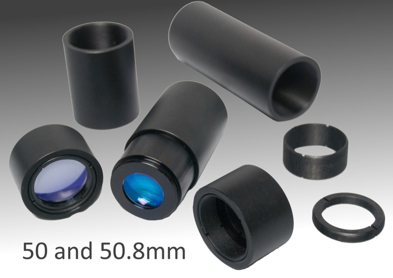 Komora soczewkowa, soczewka 50.8mm, długość 5mm, do rur soczewkowych 56mm