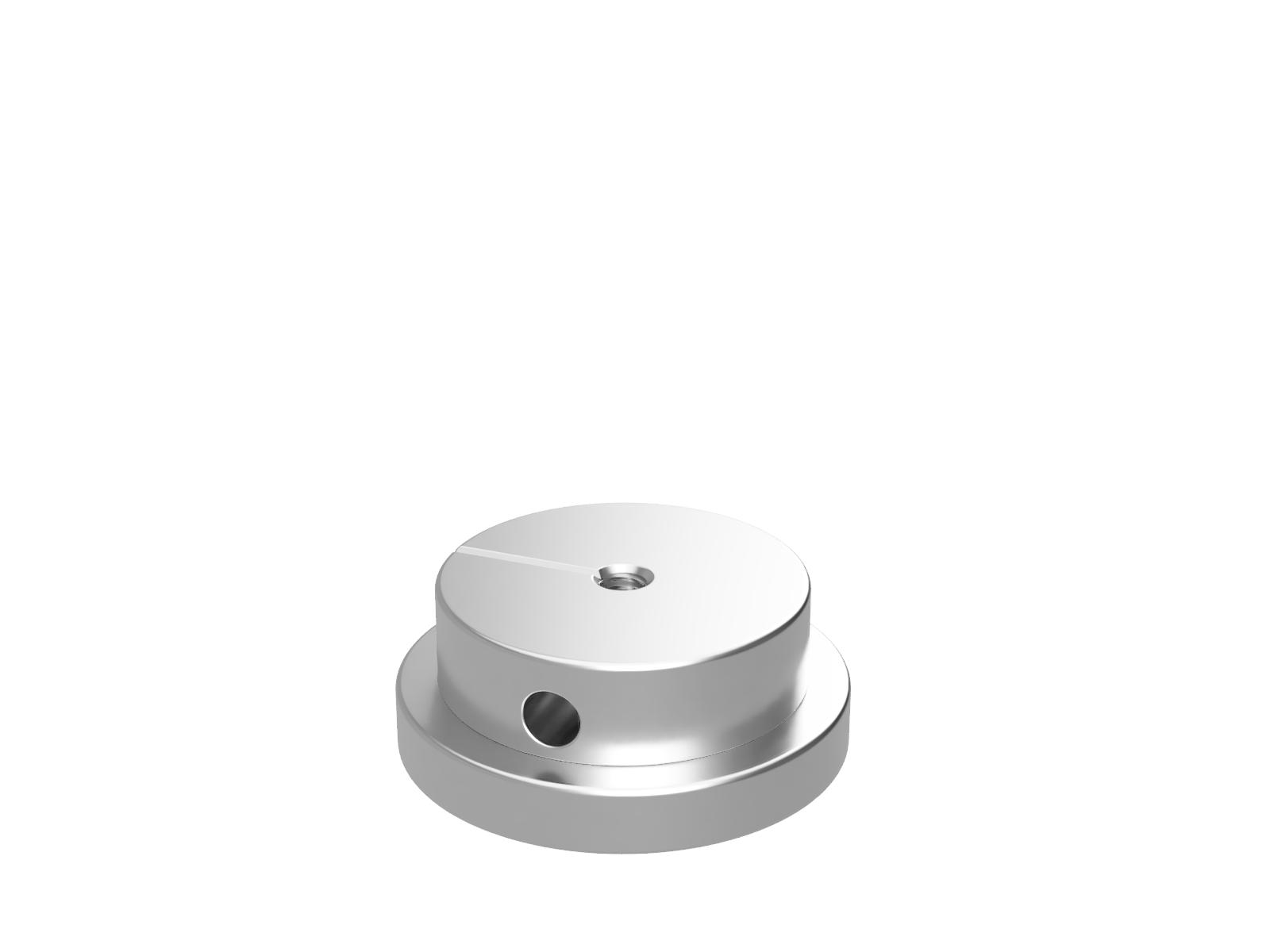 Podstawa M4 do wysokiej próżni, wysokość 12.5mm