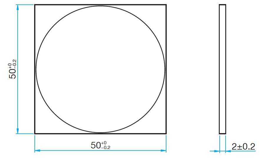 Soczewka Fresnela FRL-50S-05P