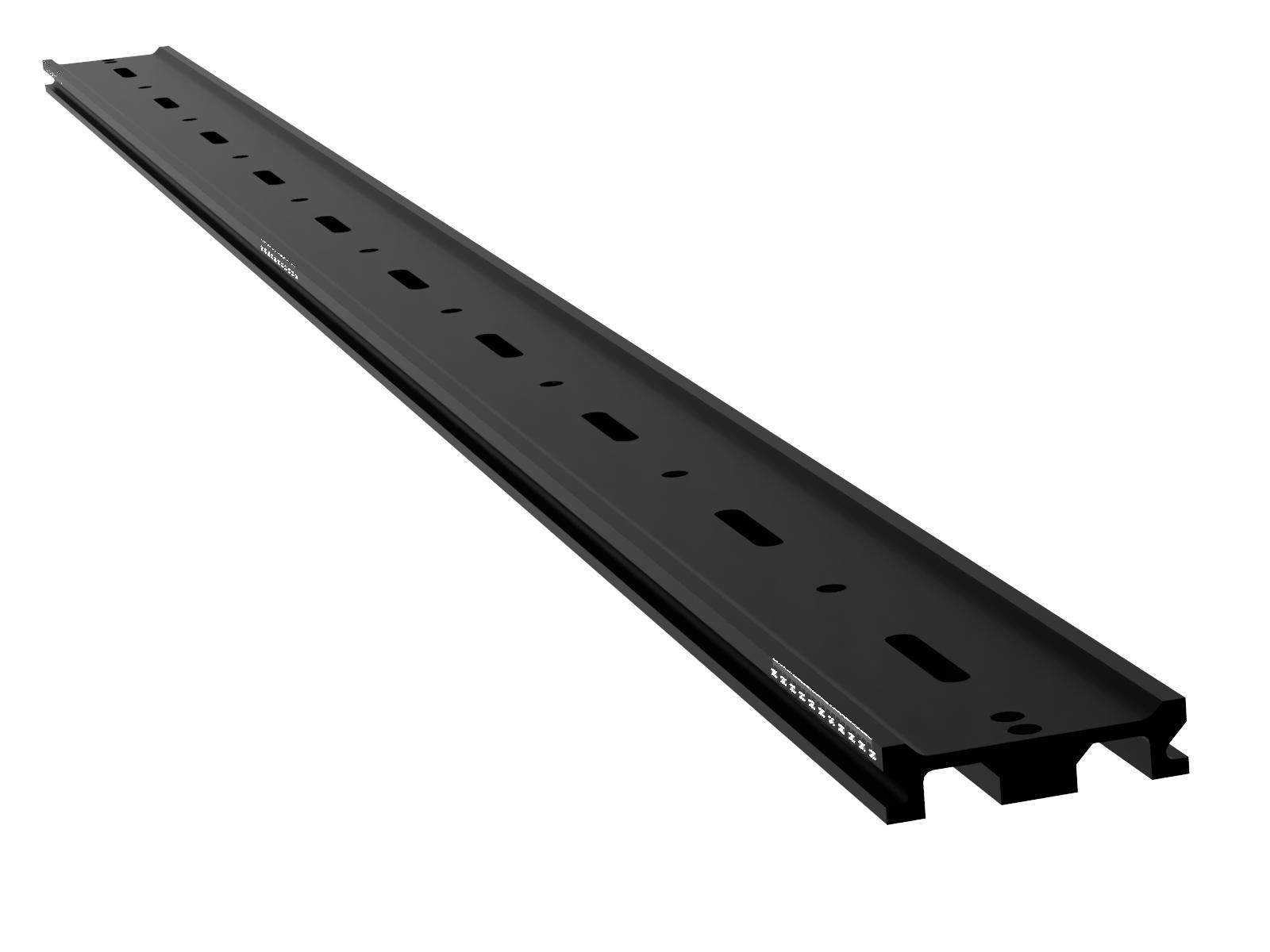 2000mm-długa szyna optyczna z milimetrową skalą, szerokość 100mm, długość slotu M6 x 25mm