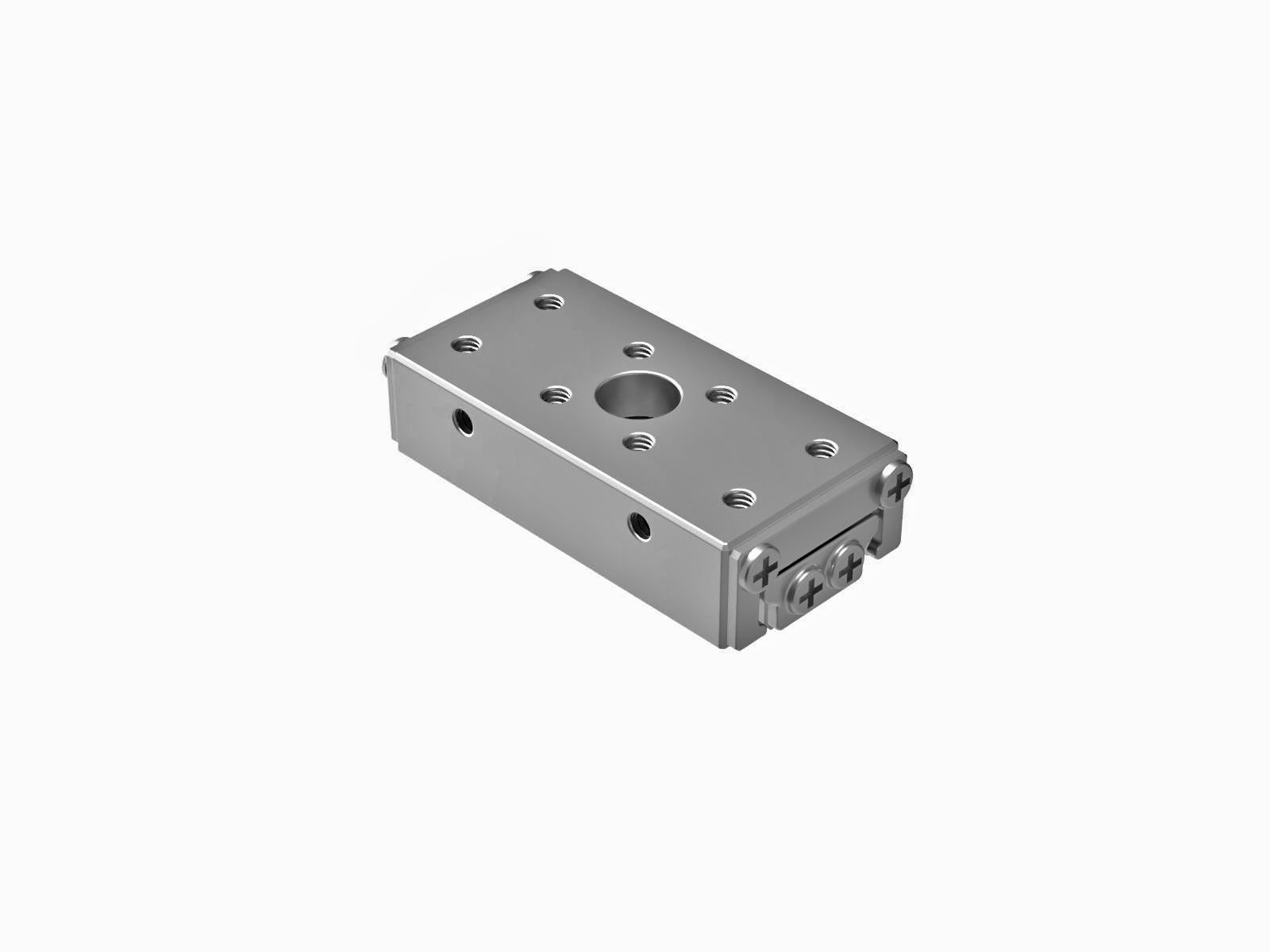 Łożysko EXC 15X30mm, stal nierdzewna, suwak osi X, (swobodne przesuwanie), +/-9mm, gwinty M2