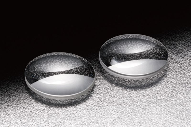 Soczewka mikro płasko-wypukła 1.5mm średnicy, 1.0mm ogniskowa